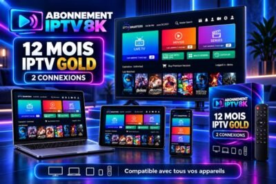Abonnement IPTV 12 Mois 2 Connexions